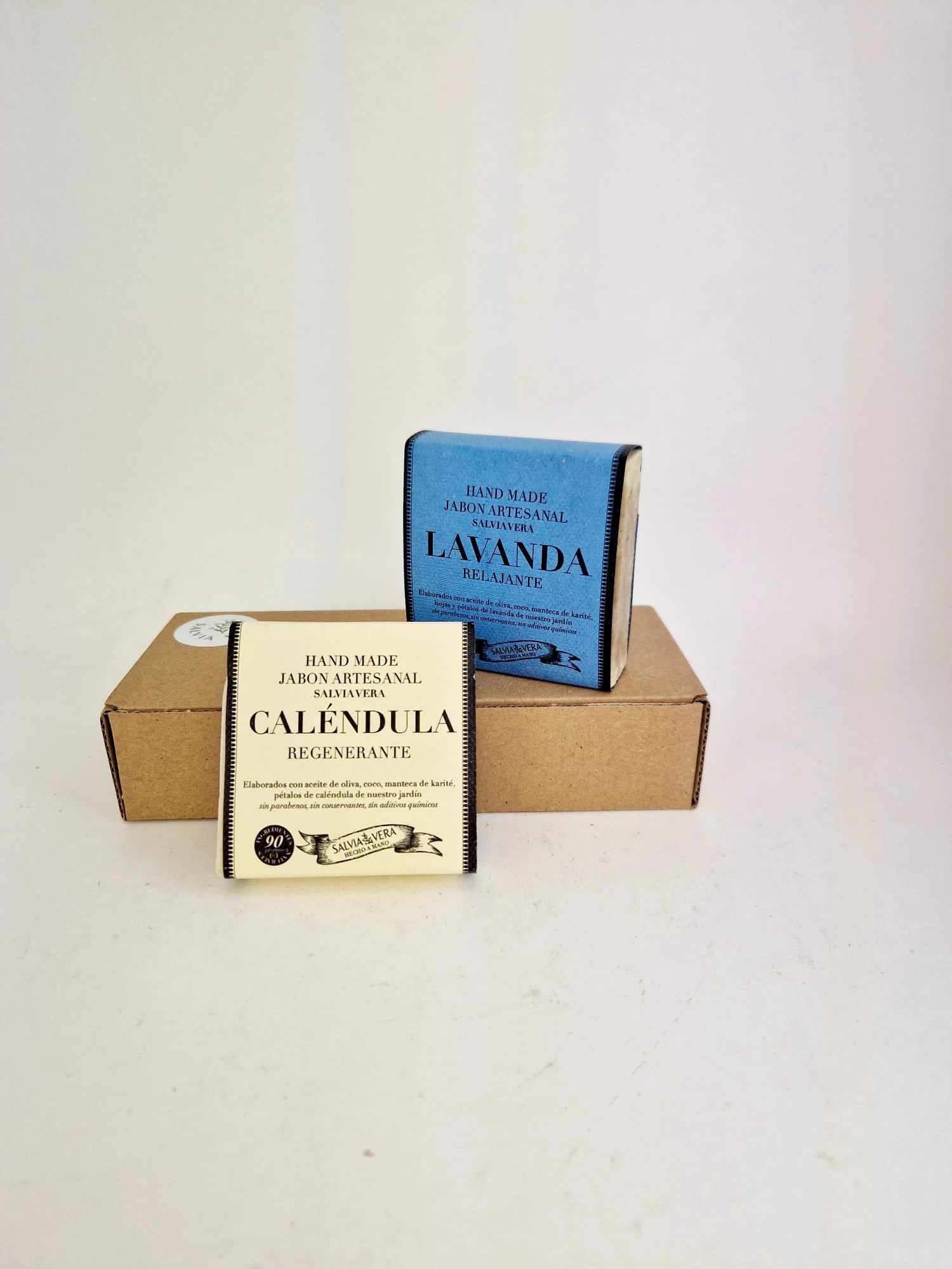 Duo de jabones: Lavanda y caléndula